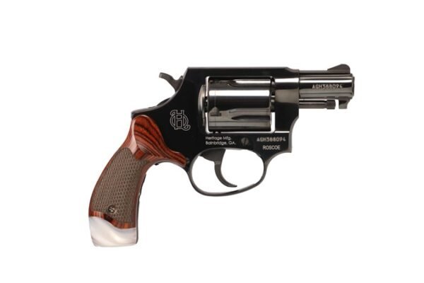 HERITAGE ROSCOE 38SPL BL/WD/PEARL 2" 38 Special